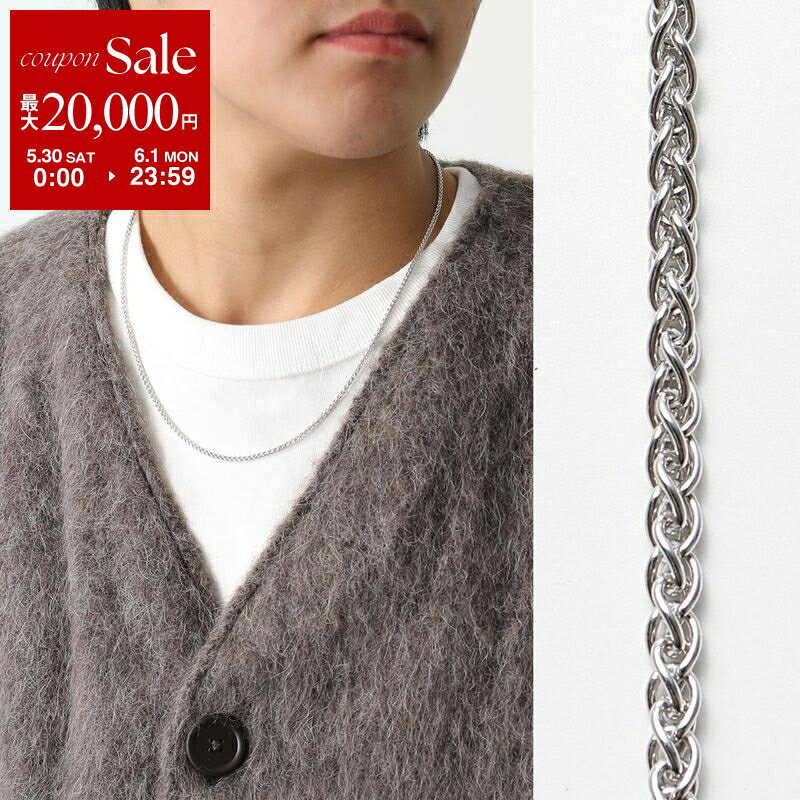 Rakuten - 【最大2万円OFFクーポン対象・5/30～6/1限定】TOMWOOD トムウッド ネックレス Spike Chain 20.5inch スパイク チェーン 100993 NSG050NA01S925 メンズ アクセサリー silver925 シルバー