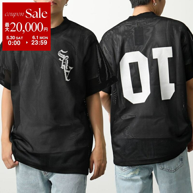 Rakuten - 【最大2万円OFFクーポン対象・5/30～6/1限定】ASKYURSELF アスクユアセルフ 半袖 Tシャツ AYS MESH JERSEY メンズ メッシュ カットソー ナイロン クルーネック ロゴ BLACK