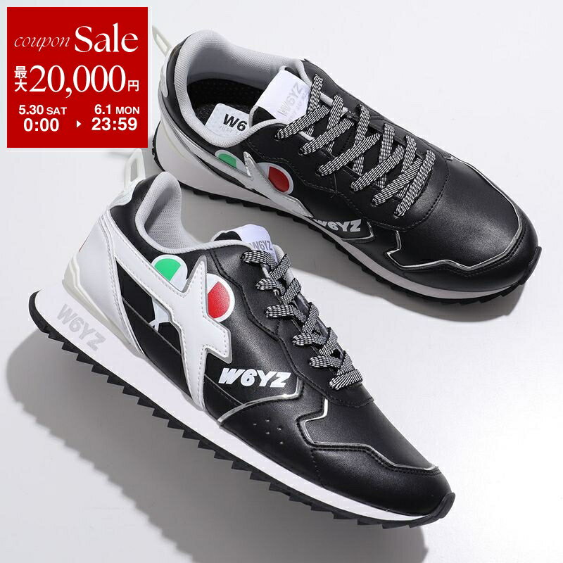 Rakuten - 【最大2万円OFFクーポン対象・5/30～6/1限定】W6YZ ウィズ スニーカー JET-M. ジェットエム 2013560.56 メンズ ジャパン限定モデル ローカット ロゴ 軽量 シューズ 靴 1A37/BLACK-SILVER-WHITE