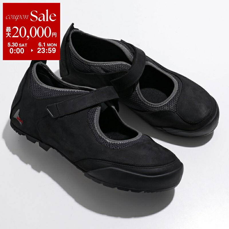 Rakuten - 【最大2万円OFFクーポン対象・5/30～6/1限定】ROA ロア スニーカー Loie ロイエ NBUW1389LE163 メンズ ローカット Vibramソール ビブラムソール レザー シューズ 靴 MTY0001/Black-Grey