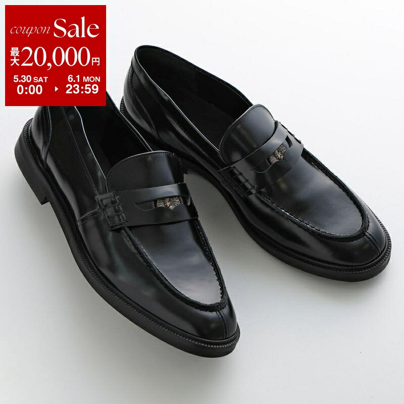Rakuten - 【最大2万円OFFクーポン対象・5/30～6/1限定】FABIO RUSCONI ファビオルスコーニ コインローファー CP3628 レディース レザー シューズ 革靴 NERO