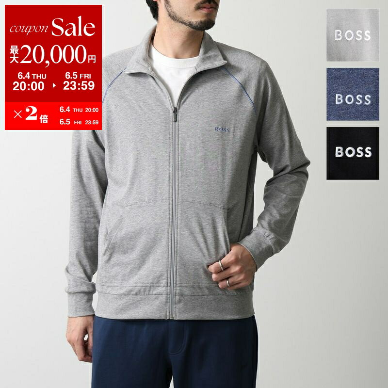 Rakuten - HUGO BOSS ヒューゴボス ジャケット Mix&Match Jacket Z 50515307 メンズ ロゴエンブロイダリー ストレッチコットンジャージー 刺繍【dc_kikaku】