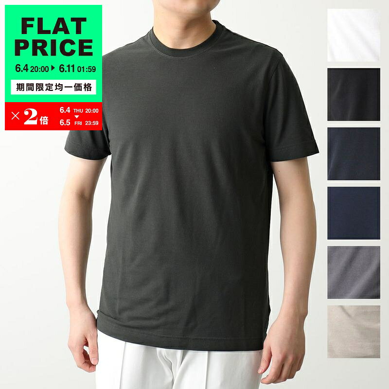 ZANONE ザノーネ 半袖Tシャツ 812597 ZG380 メンズ アイスコットン スリムフィット アンダーウェア クルーネック カラー8色