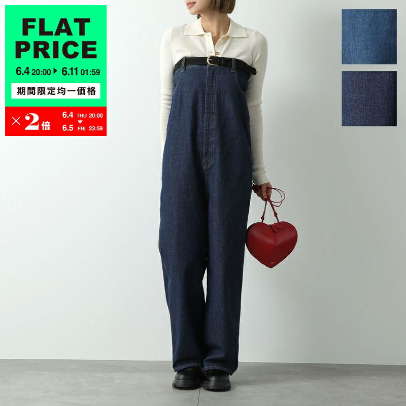 PROVOKE プロヴォーク オールインワン denim combinaison デニムコンビネゾン PV-070031 レディース デニムパンツ ワイド カラー2色