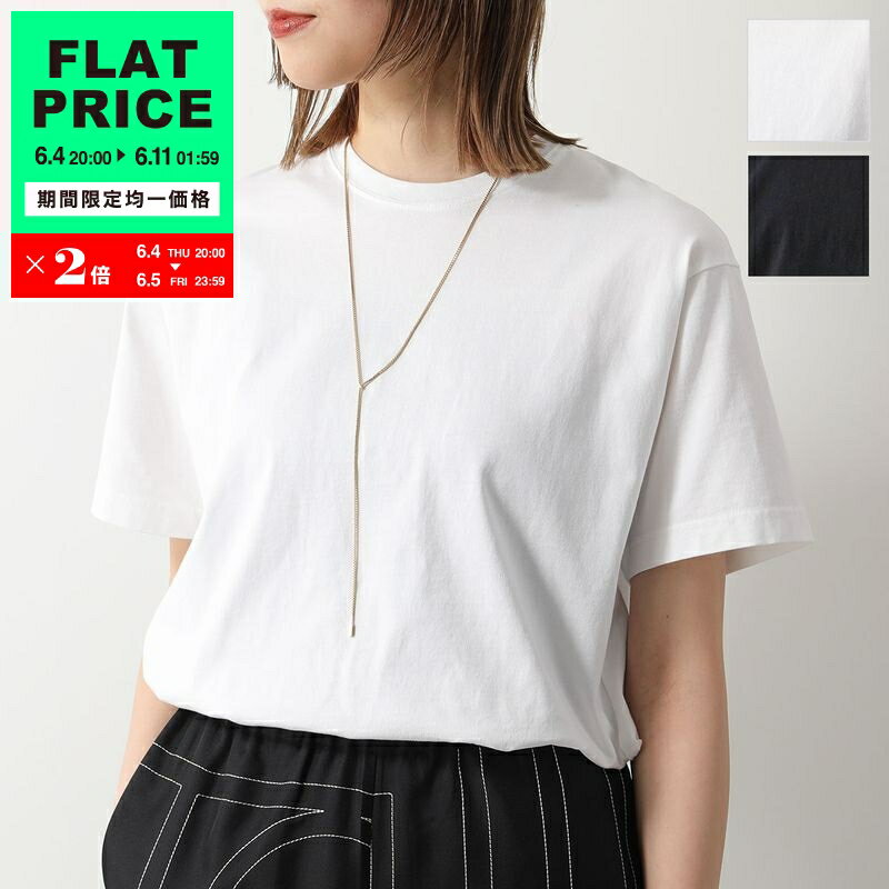 Toteme トーテム Tシャツ STRAIGHT COTTON TEE 232 5043 786 レディース 半袖 クルーネック コットン カットソー カラー2色