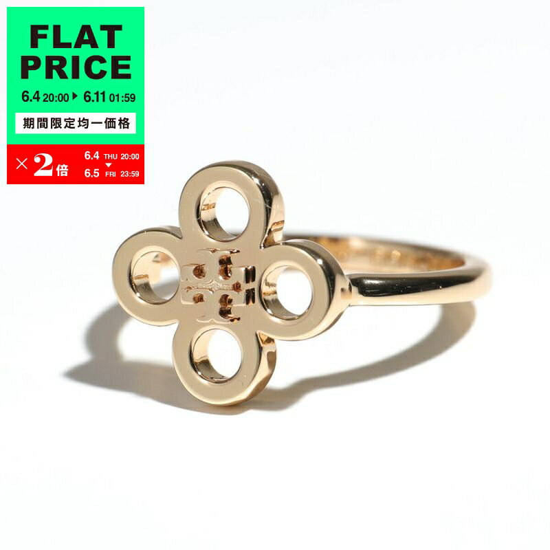 Rakuten - TORY BURCH トリーバーチ リング KIRA CLOVER RING キラ クローバー 154279 レディース 指輪 ダブルT アクセサリー 720/TORY-GOLD【flat_price】