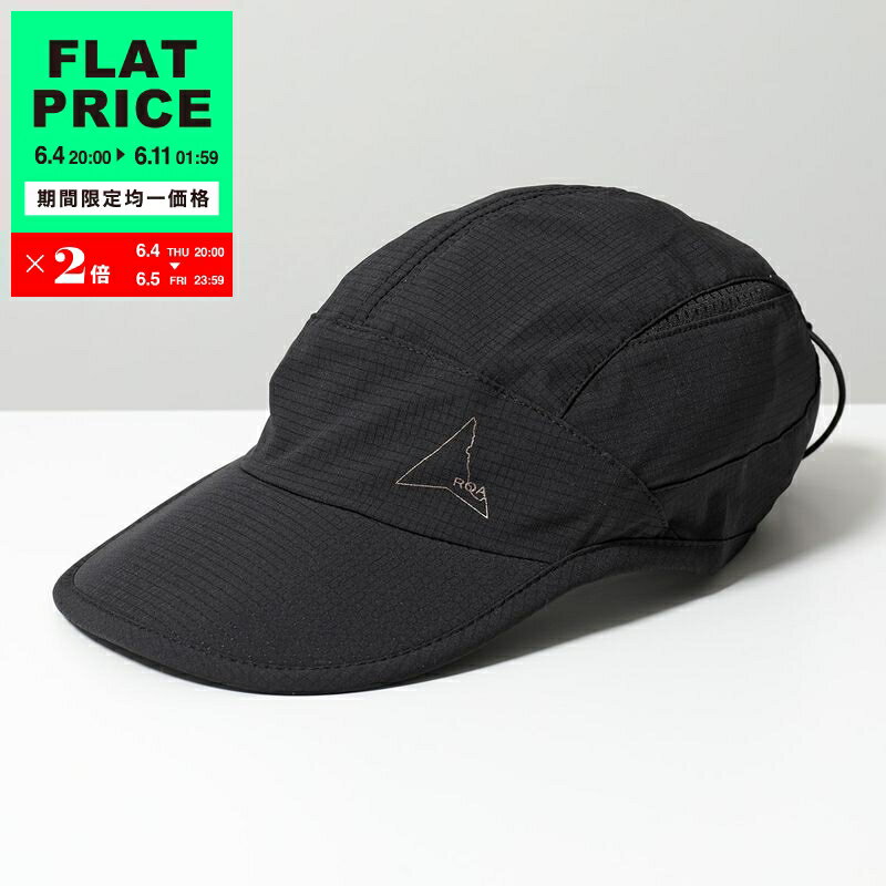 ROA ロア キャップ Perforated Cap RBMW271FA44 YBUW210FA05 メンズ メッシュ 通気性 ロゴ 帽子 BLK0001