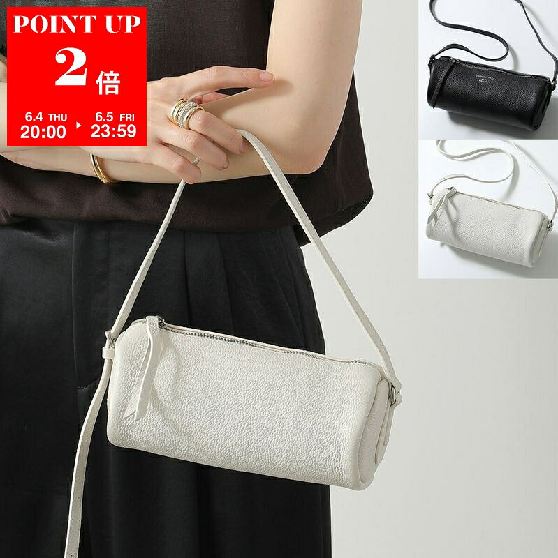Rakuten - 【6/4-20時～6/5限定・ポイント2倍】 CHRISTIAN VILLA クリスチャンヴィラ ショルダーバッグ 6466 レディース PEGGY ペギー レザー クロスボディ ポシェット ハンドバッグ ロゴ 鞄