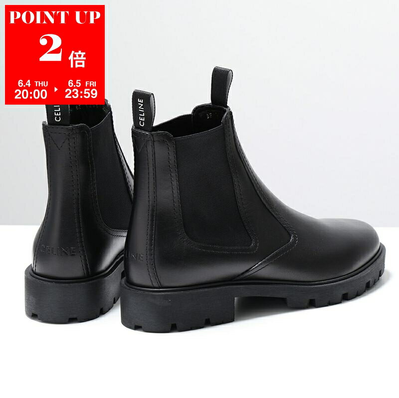  CELINE セリーヌ サイドゴアブーツ CHELSEA BOOT 15 マーガレット チェルシーブーツ 344323579C.38NO メンズ レザー シューズ 靴 BLACK