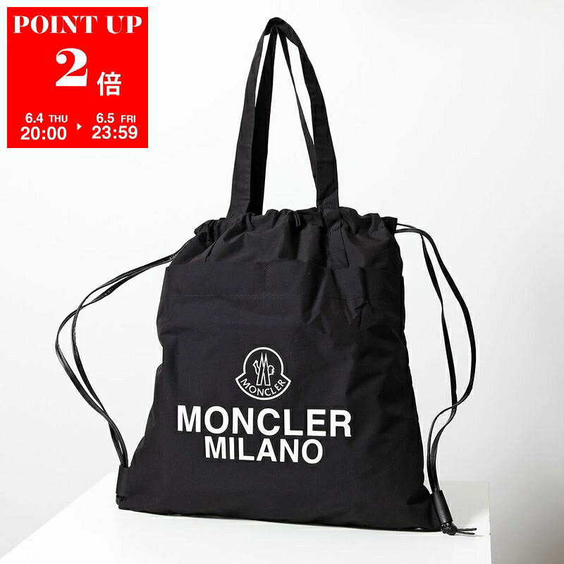Rakuten - MONCLER モンクレール トートバッグ AQ DRAWSTRING TOTE BAG 5A00007 M4022 メンズ ナップサック リュック ロゴ 鞄 999