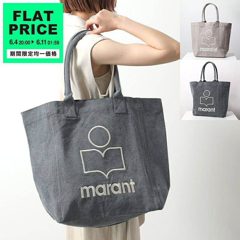 ISABEL MARANT イザベルマラン トートバッグ YENKY PM0001FA A1X19M レディース 刺繍ロゴ スモール コットン カラー3色