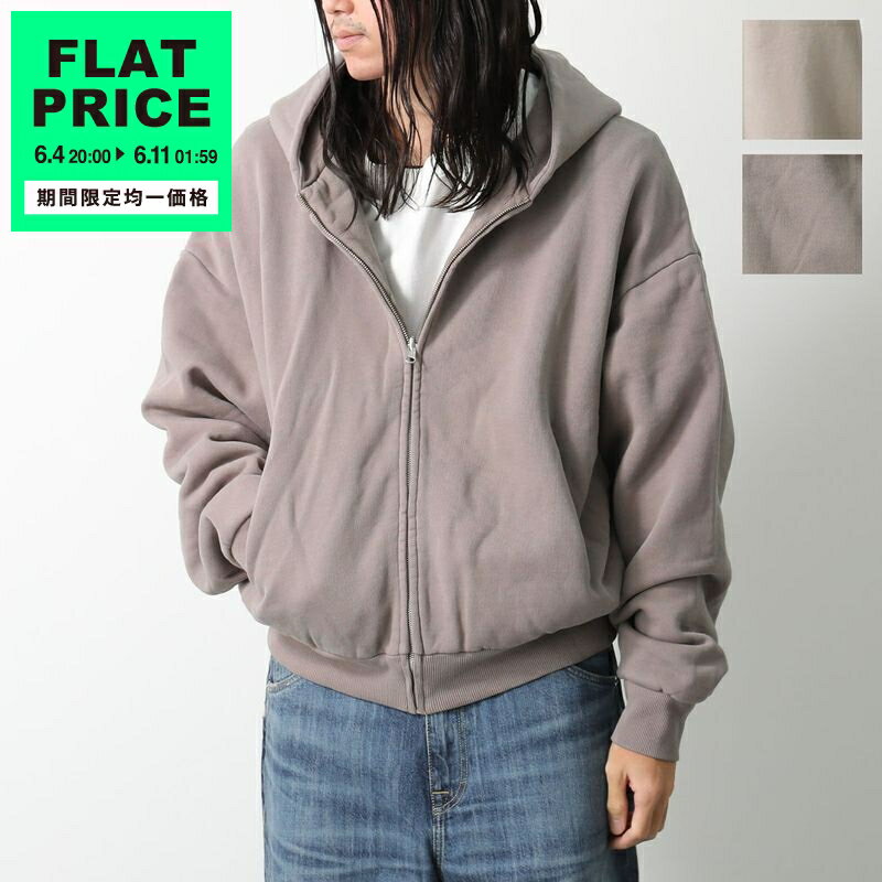 【10,000均一価格 6/4-20時～】ENTIRE STUDIOS エンタイアスタジオ パーカー THERMAL HOOD ES2488 メンズ ジップアップ フーディー サーマル カラー2色【flat_price】