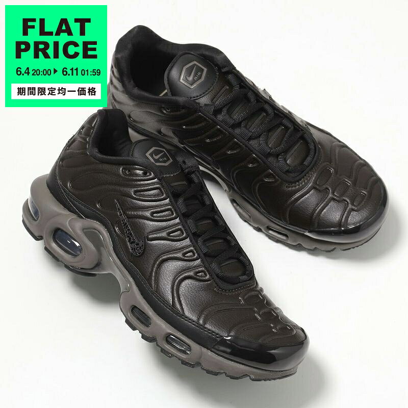 NIKE ナイキ スニーカー AIR MAX PLUS PRM QS OLY エアマックス HJ4519-200 レディース ローカット ブラックティー 4cm シューズ 靴 BLACK-TEA/BLACK-PETRA