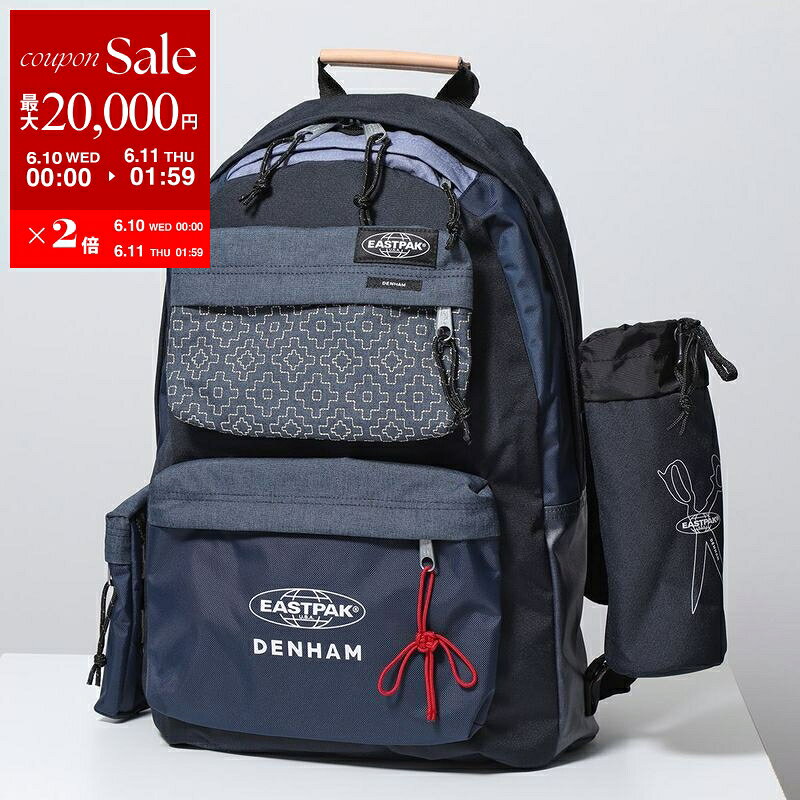 EASTPAK×DENHAM イーストパック デンハム バッグパック Padded Denham EK0A5BDH メンズ リュック サコッシュ付き ロゴ 鞄 Z84/DENHAM-JEANS【dc_kikaku】