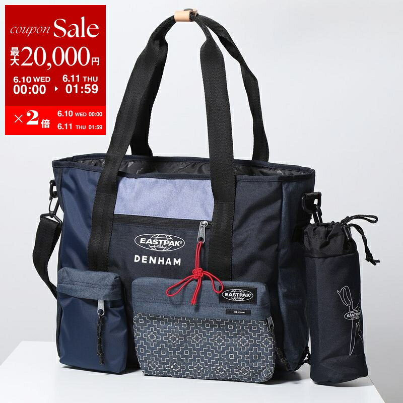 EASTPAK×DENHAM イーストパック デンハム ショルダーバッグ Padded Kerr EK0A5BDI メンズ トートバッグ サコッシュ付き ロゴ 鞄 Z84/DENHAM-JEANS【dc_kikaku】