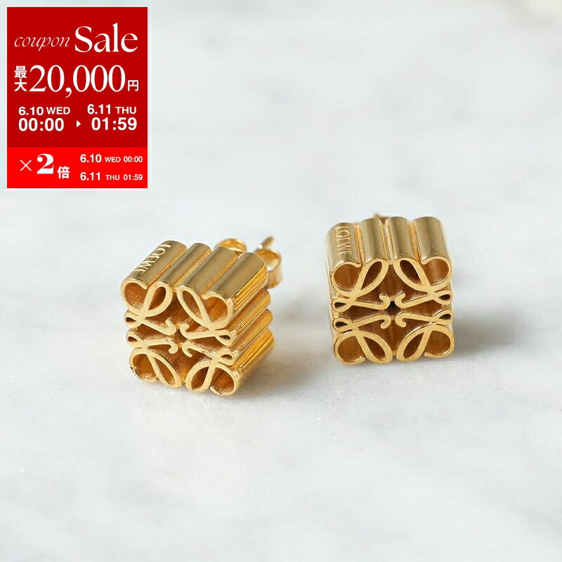LOEWE ロエベ ピアス ANAGRAM STUD アナグラム スタッド J821239X04 レディース アクセサリー シルバー925 silver925 8130/GOLD