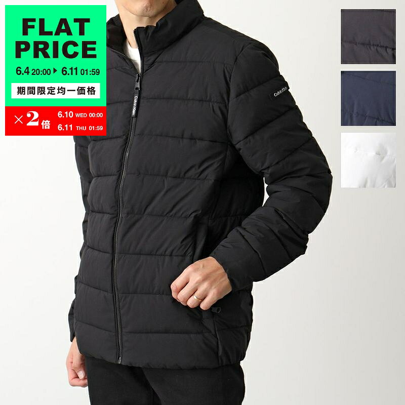 Calvin Klein カルバンクライン 中綿ジャケット STRETCH PUFFER JACKET CM355297 メンズ アウター スタンドカラー ロゴパッチ カラー4色