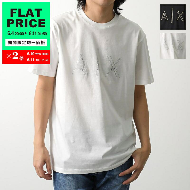 【8,000均一価格 6/11-1時59分迄】ARMANI EXCHANGE アルマーニ エクスチェンジ Tシャツ XM000325 AF10364 メンズ 半袖 ロゴT クルーネック コットン カラー2色【flat_price】