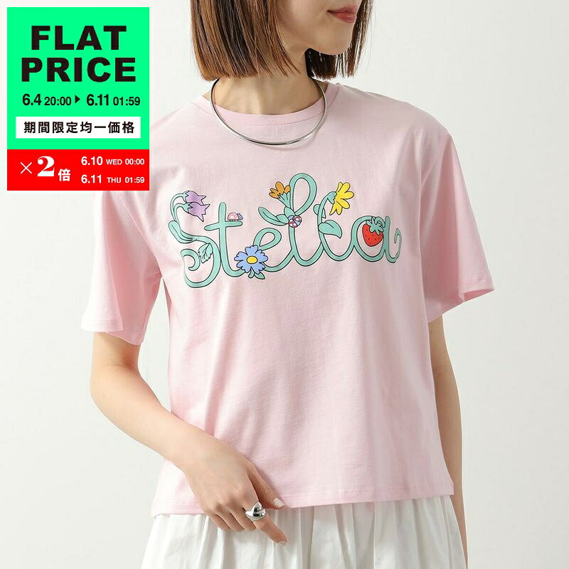 Rakuten - 【8,000均一価格・6/11-1時59分迄】STELLA McCARTNEY KIDS ステラマッカートニー キッズ Tシャツ TY8A31 Z0434 レディース ガールズ 半袖 カットソー ロゴT クルーネック 51R【flat_price】