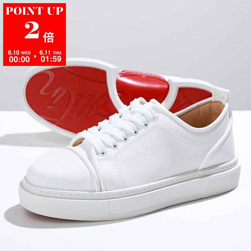 Christian Louboutin クリスチャンルブタン スニーカー ADOLON 3221218 レディース ローカット レザー シューズ 靴 W222/BIANCO