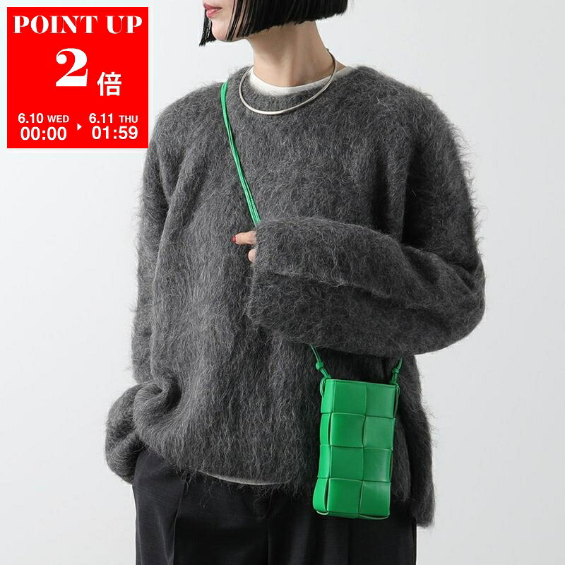  BOTTEGA VENETA ボッテガヴェネタ ショルダーバッグ CASSETTE カセット 730541 VCQC4 レディース マキシイントレ レザー フォンケース スマホポーチ 鞄 3722