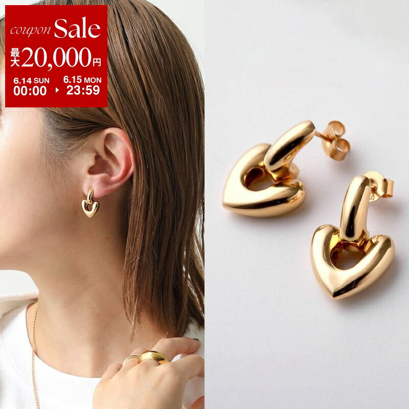 ANNIKA INEZ アニカイネズ ピアス Heart Drop Earrings Sml E966-SML レディース ハート アクセサリー silver925 シルバー925 ゴールド
