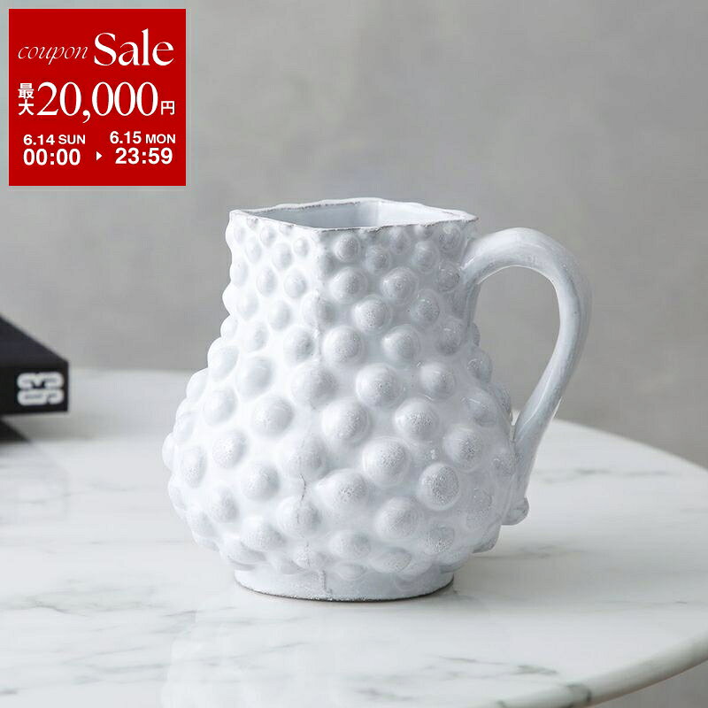 【最大2万円OFFクーポン対象・6/14～6/15限定】Astier de Villatte アスティエ・ド・ヴィラット ピッチャー Adelaide Pitcher VSEADL2 陶器 食器 水差し 花器 フラワーベース 【返品交換不可】
