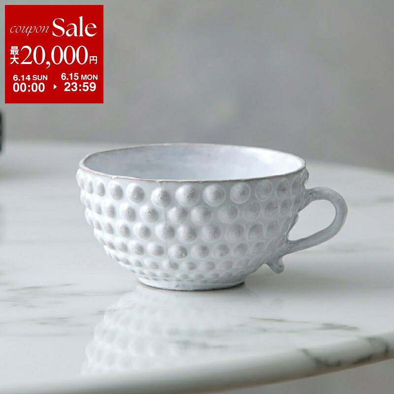 【最大2万円OFFクーポン対象・6/14～6/15限定】Astier de Villatte アスティエ・ド・ヴィラット ティーカップ Adelaide Tea Cup TSSADL3 陶器 食器 コップ【返品交換不可】