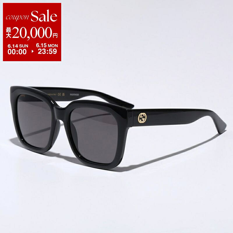 【最大2万円OFFクーポン対象・6/14～6/15限定】GUCCI グッチ サングラス GG1338SK GG1338S メンズ ウェリントン セルフレーム フルリム アジアンフィット メタルロゴ アイウェア カラー2色