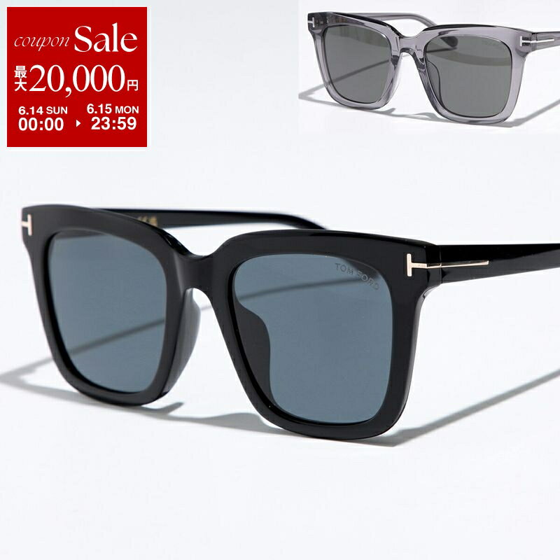 【最大2万円OFFクーポン対象・6/14～6/15限定】TOM FORD トムフォード サングラス TF0969-K FT0969-K メンズ ウェリントン型 ロゴ セルフレーム アイウェア アジアンフィット フルリム カラー2色