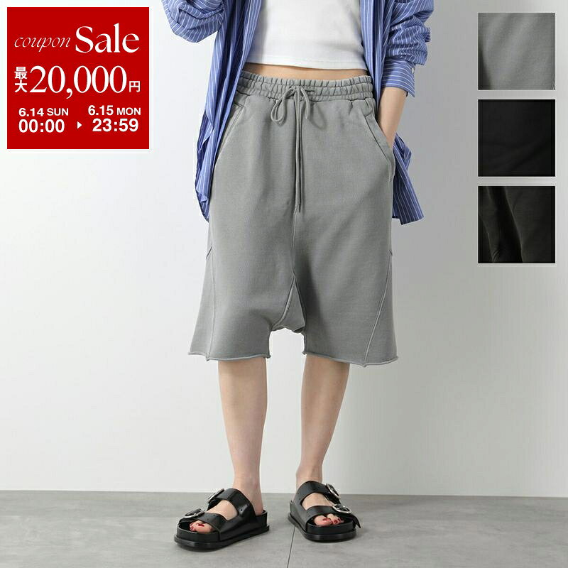 【最大2万円OFFクーポン対象 6/14～6/15限定】ENTIRE STUDIOS エンタイアスタジオ スウェットパンツ HEAVY DROP SHORT ヘビードロップショーツ ES2256 レディース ハーフパンツ コットン 七分丈 裏起毛 カラー3色
