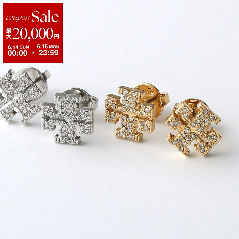 TORY BURCH トリーバーチ ピアス KIRA PAVE STUD EARRING キラ パヴェ スタッド 53423 レディース クリスタル ダブルT アクセサリー