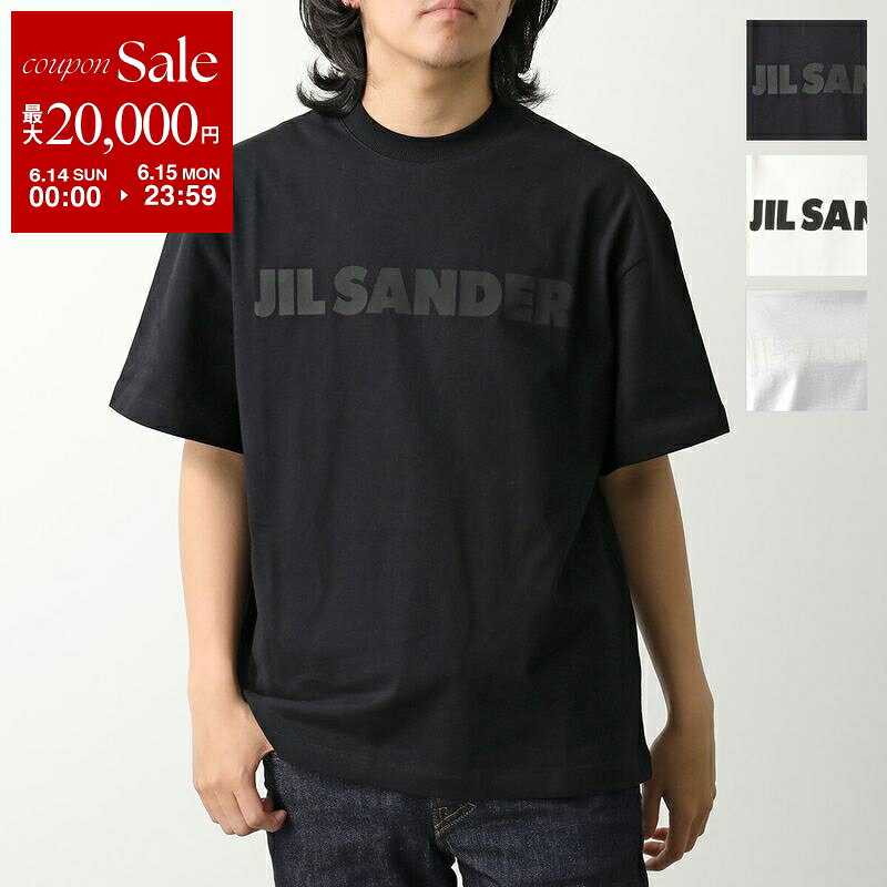 【最大2万円OFFクーポン対象・6/14～6/15限定】JIL SANDER ジルサンダー Tシャツ J03GC0137 J20243 J45148 メンズ 半袖 カットソー クルーネック ロゴT コットン カラー3色 J03GC0137J45148102