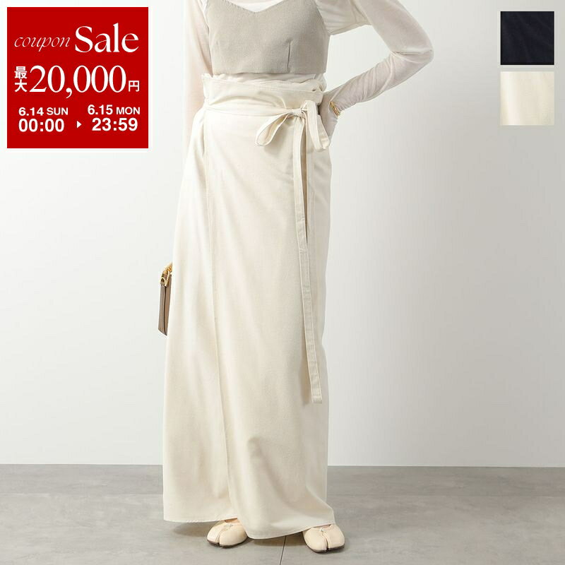 BASERANGE ベースレンジ ロングスカート VENN SKIRT SSVE WS AU25 レディース ラップスカート 巻きスカート カラー2色
