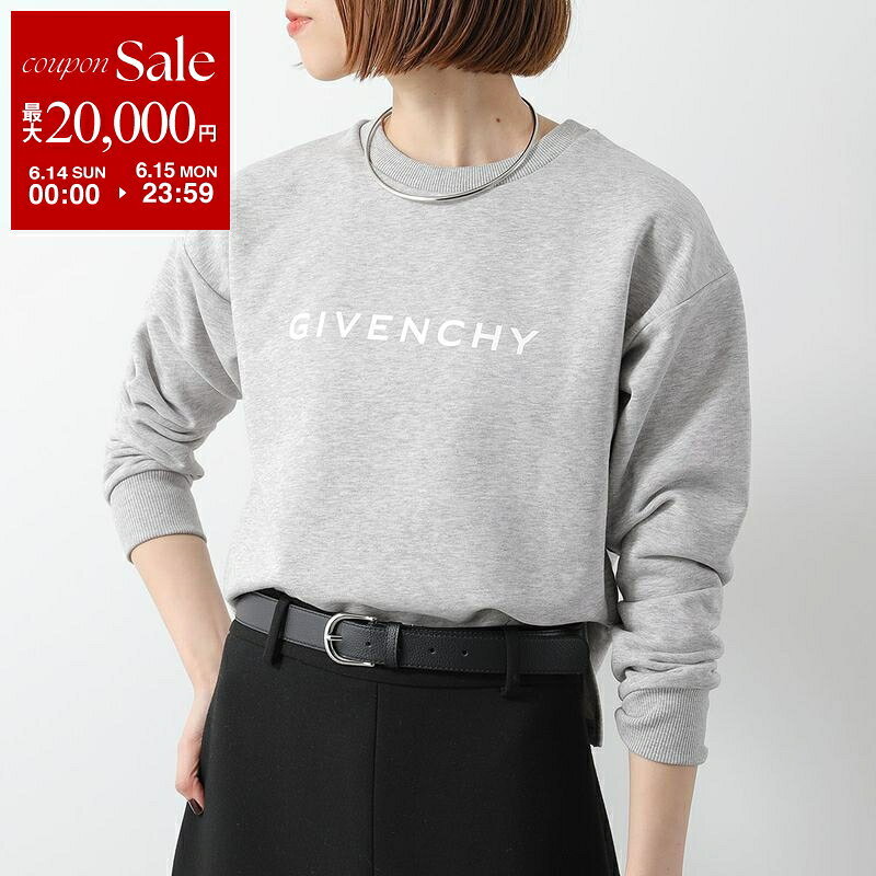 【最大2万円OFFクーポン対象 6/14～6/15限定】GIVENCHY KIDS ジバンシィ キッズ トレーナー H30988 レディース ガールズ スウェット ロゴ クルーネック 長袖 A01/GREY-MARL
