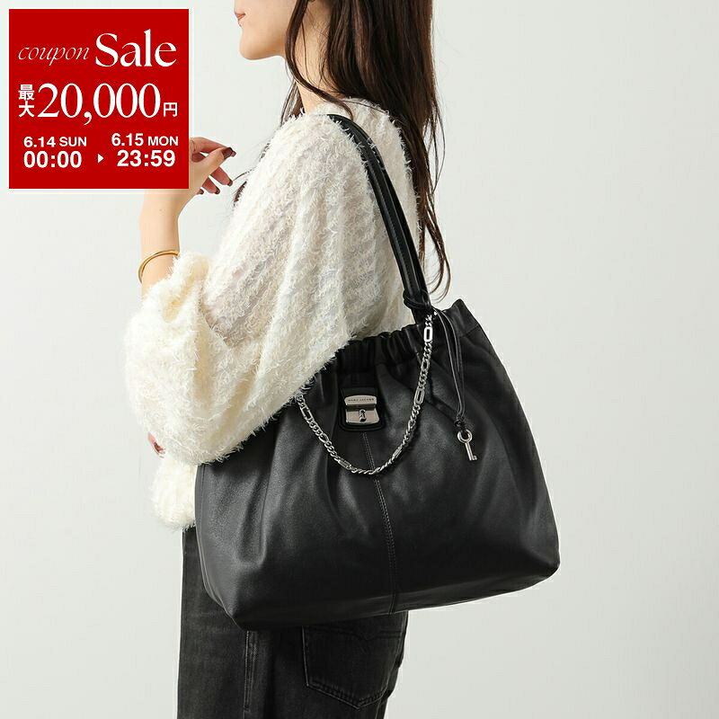 【最大2万円OFFクーポン対象・6/14～6/15限定】MARC JACOBS マークジェイコブス トートバッグ ザ クリスティーナ トート 2F5HTT024H01 レディース レザー 鞄 001/BLACK