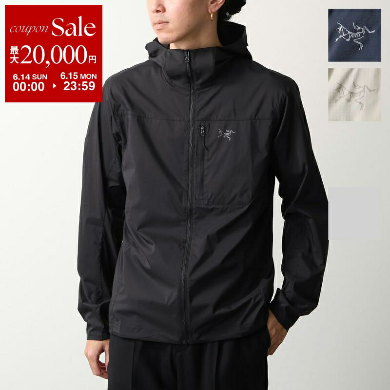 【最大2万円OFFクーポン対象 6/14～6/15限定】ARC 039 TERYX アークテリクス フーディ Squamish Hoody M スコーミッシュ X000010276 メンズ フルジップ ナイロン 軽量 パッカブル ロゴ カラー3色