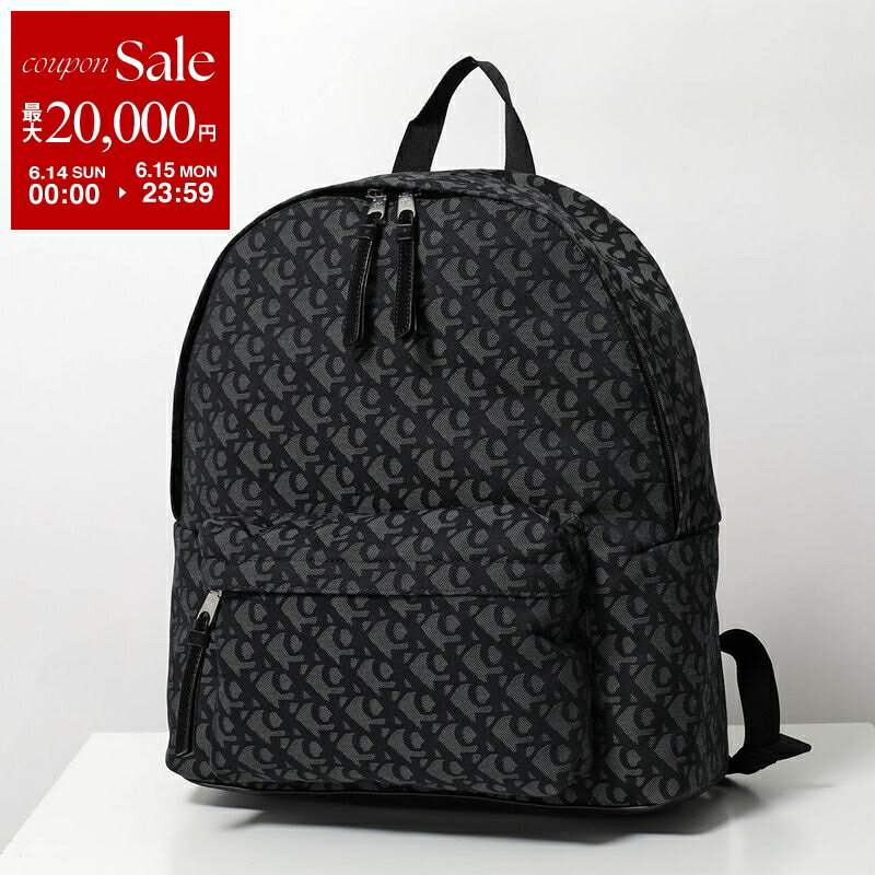 【最大2万円OFFクーポン対象・6/14～6/15限定】 Calvin Klein カルバンクライン バックパック UNSTRUCTURED MONOGRA LV04G3116G メンズ リュック ジャガードロゴ モノグラム 鞄 UB1