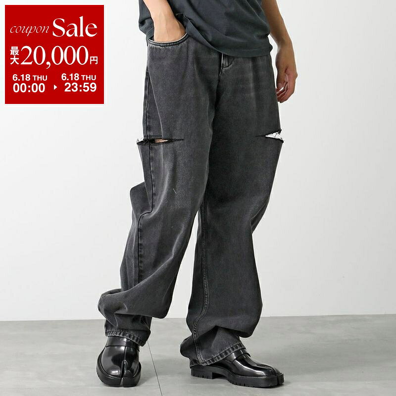 【最大2万円OFFクーポン対象 6/18限定】 MAISON MARGIELA メゾンマルジェラ ジーンズ S51LA0051 S30743 メンズ デニムパンツ スラッシュディテール カットアウト ジーパン 965 S51LA0051S30743965