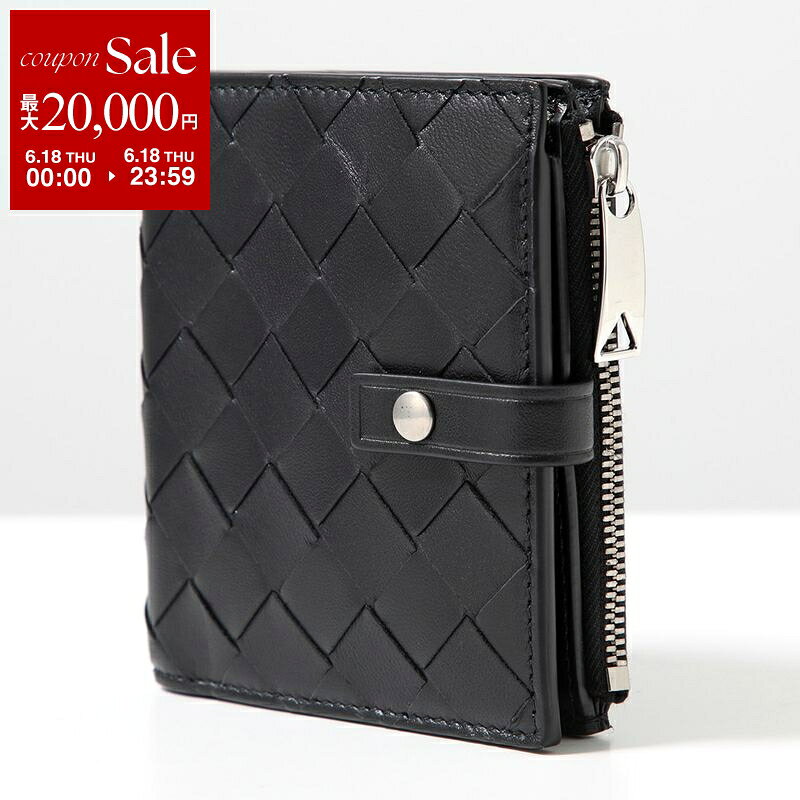 BOTTEGA VENETA ボッテガヴェネタ 二つ折り財布 600270 V3UH2 メンズ イントレチャート レザー 小銭入れあり ミニ財布 8803 600270V3UH28803