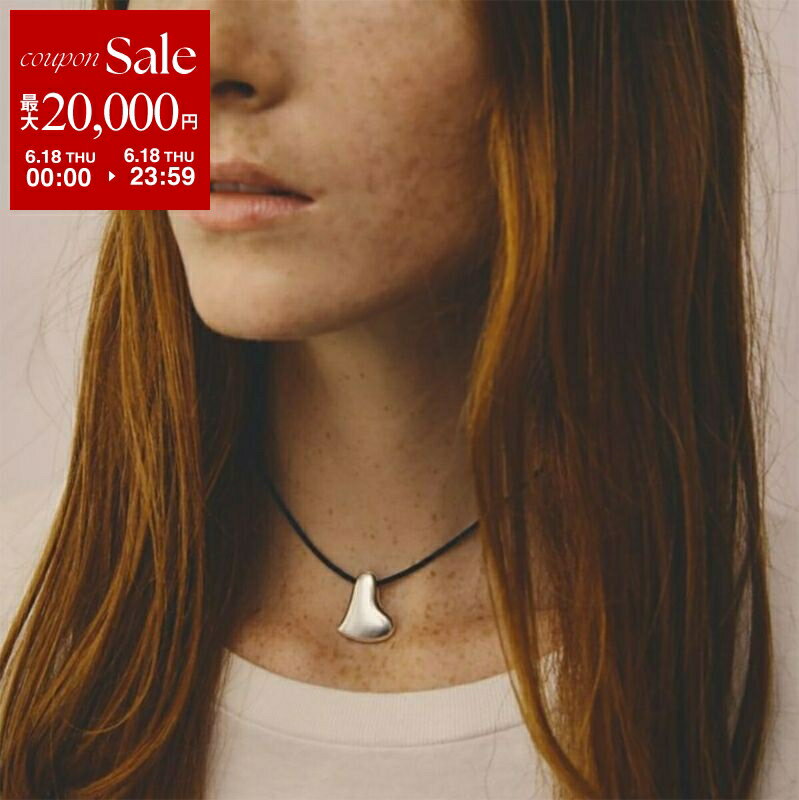 【最大2万円OFFクーポン対象・6/18限定】LAPUIS ラピュイ ネックレス Heart cord necklace 245-220118 レディース ペンダント チョーカー ハート アクセサリー silver925 シルバー925 1