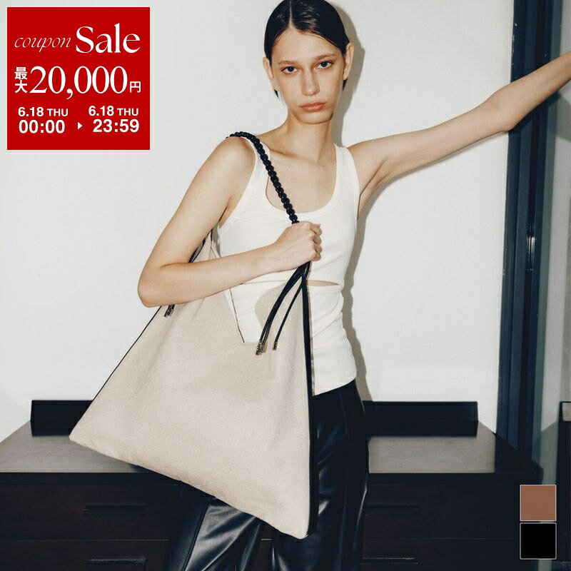 LE VERNIS ル・ベルニ トートバッグ One handle cloth bag ワンハンドル 254-211514 レディース トライアングル コットン リネン 鞄 カラー2色