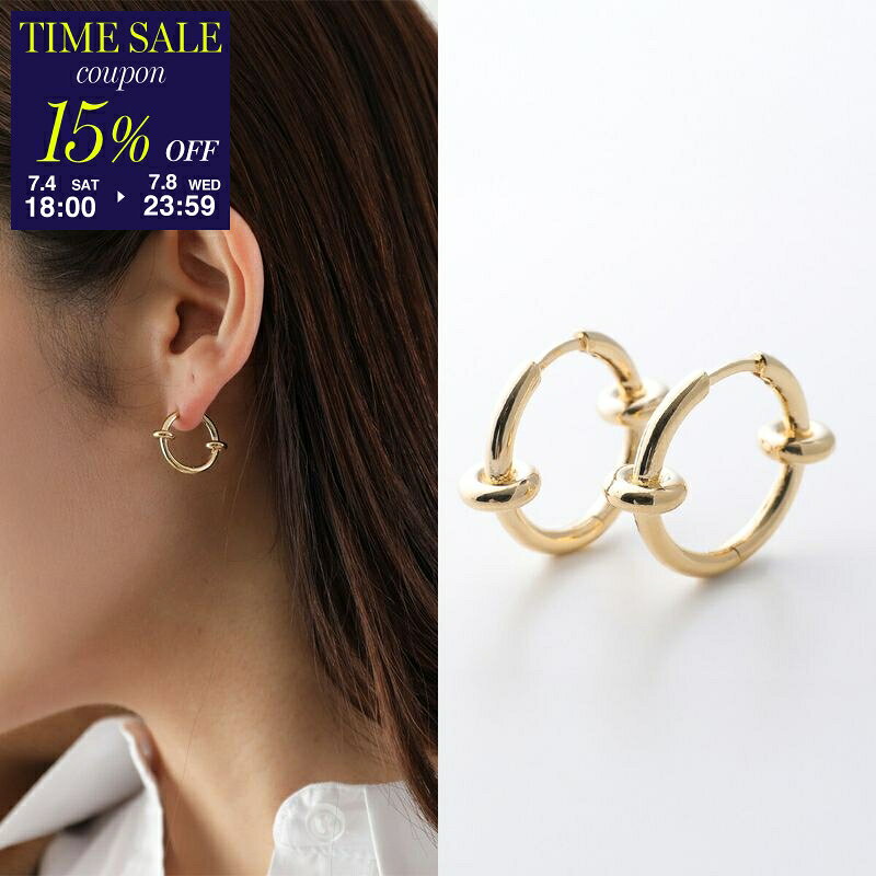 Otiumberg オティウムバーグ フープピアス Orbit Everyday Gold Hoops OT0029-2637 レディース アクセサリー silver925 14Kゴールドヴェルメイユ ゴールド