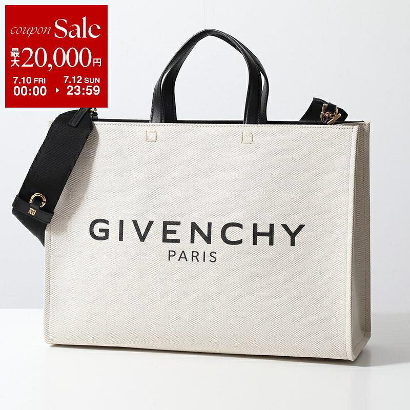 GIVENCHY ジバンシィ ハンドバッグ G-TOTE MIDIUM TOTE BAG BB50N2B1DR レディース ショルダーバッグ キャンバス ロゴ 鞄 255/BEIGE/BLACK