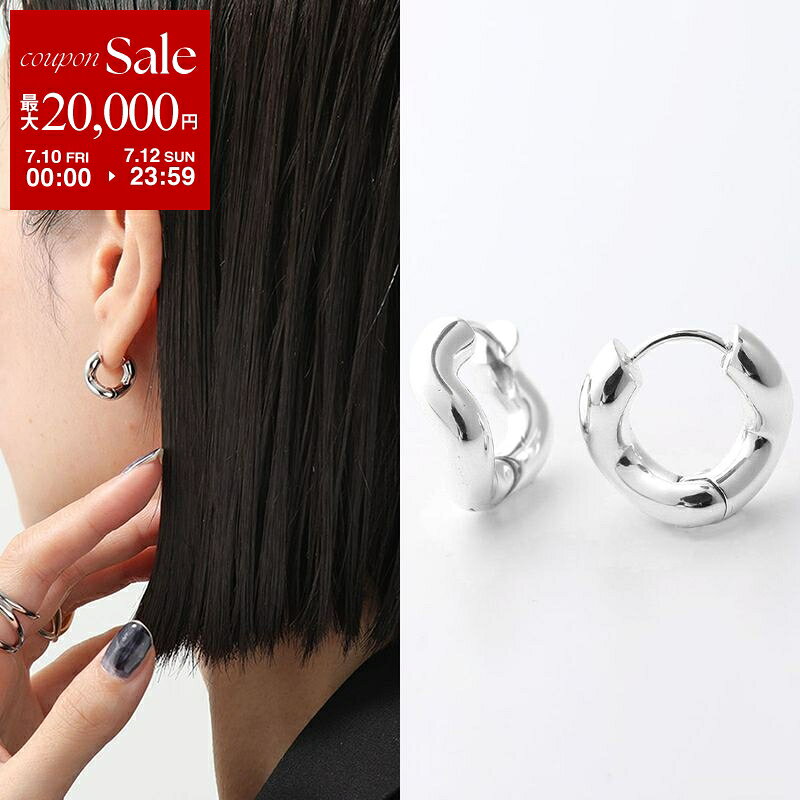  Charlotte Chesnais シャルロットシェネ ピアス BOUCLES D'OREILLES PETIT WAVE 21BO104AR レディース フープピアス アクセサリー ARGENT