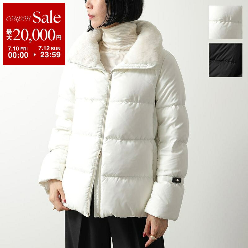  HERNO ヘルノ ダウンジャケット Arendelle アレンデール PI002141D 12414Z レディース フェイクファー スタンドカラー カラー2色