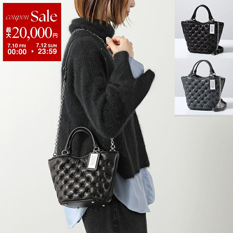 MAISON MARGIELA メゾンマルジェラ ショルダーバッグ Glam Slam グラム スラム SB1WD0050 P6434 レディース エンブロイダリー トート ミニ 鞄 カラー2色 SB1WD0050P6434T8013