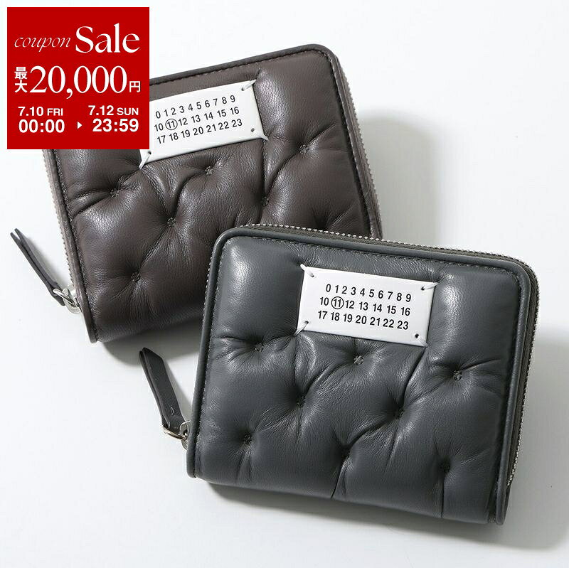 MAISON MARGIELA メゾンマルジェラ 二つ折り財布 Glam Slam グラムスラム SA1UI0032 P6434 レディース レザー キルティング カラー2色
