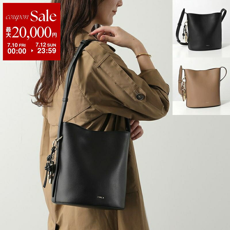 Furla フルラ ショルダーバッグ FURLA ROXIE S ロキシー WB01875 ARE000 レディース ハンドバッグ レザー バケットバッグ ロゴ 鞄 カラー2色