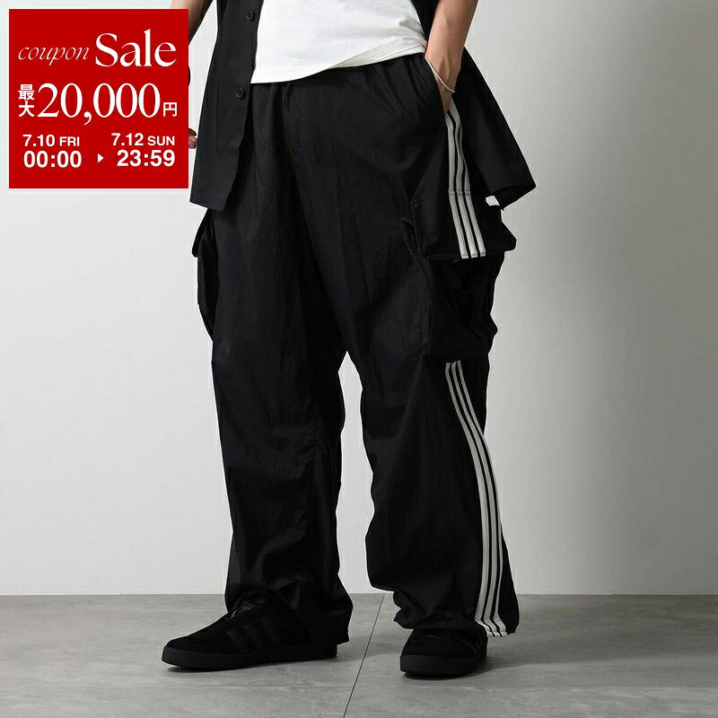 Y-3 ワイスリー カーゴパンツ NYLON WIRED 3 STRIPES CARGO PANTS ナイロン ワイヤード 3ストライプス KF1087 メンズ ナイロン ロゴ BLACK